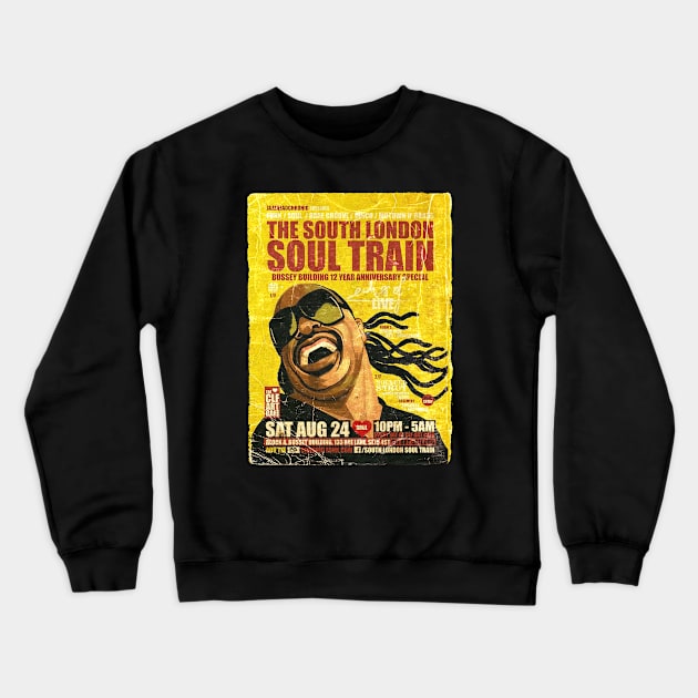 POSTER TOUR - SOUL TRAIN THE SOUTH LONDON 82 Crewneck Sweatshirt by Promags99